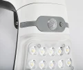 Kinkiet zewnętrzny ściemnialny z czujnikiem ruchu i zmierzchu Rogova biała zasilanie solarne PIR LED 3 step dim. 4W 4000K IP44 rabalux 77022 | 5996595770228 noxbox lampynox www.lampynox.pl