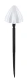 Ogrodowa wbijana lampa dekoracyjna z czujnikiem zmierzchu Skadar zasilanie solarne LED 2W 2600K rabalux 77007 | 5996595770075 noxbox lampynox www.lampynox.pl