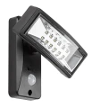 Naświetlacz z czujnikiem ruchu i zmierzchu Valpovo czarny zasilanie solarne PIR LED 2,4W 4000K IP44 rabalux 77019 | 5996595770198 noxbox lampynox www.lampynox.pl