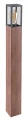 Lampa ogrodowa stojąca Wales brąz dąb wys. 82cm. E27 IP44 rabalux 7197 | 5998250371979 noxbox lampynox www.lampynox.pl