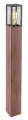 Lampa ogrodowa stojąca Wales brąz dąb wys. 82cm. E27 IP44 rabalux 7197 | 5998250371979 noxbox lampynox www.lampynox.pl