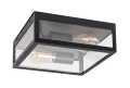 Lampa sufitowa zewnętrzna Zaton czarny mat 2xE27 IP23 rabalux 7070 | 5998250370705 noxbox lampynox www.lampynox.pl