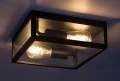 Lampa sufitowa zewnętrzna Zaton czarny mat 2xE27 IP23 rabalux 7070 | 5998250370705 noxbox lampynox www.lampynox.pl