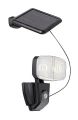 Naświetlacz podwójny z czujnikiem ruchu i zmierzchu Zlarin czarny zasilanie solarne PIR LED 12W 4000K IP44 rabalux 77012 | 5996595770129 noxbox lampynox www.lampynox.pl