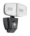 Naświetlacz podwójny z czujnikiem ruchu i zmierzchu Zlarin czarny zasilanie solarne PIR LED 12W 4000K IP44 rabalux 77012 | 5996595770129 noxbox lampynox www.lampynox.pl