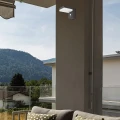 Kinkiet zewnętrzny z czujnikiem ruchu i zmierzchu Zrebar czarny zasilanie solarne PIR LED 6W 4000K IP44 rabalux 77009 | 5996595770099 noxbox lampynox www.lampynox.pl