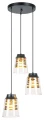 Lampa wisząca Zenaida czarny mat Ø 40cm. 3xE27 rabalux 3545 | 5998250335452 noxbox lampynox www.lampynox.pl