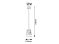 Lampa wisząca Zenaida czarny mat Ø 15,5cm. E27 rabalux 3543 | 5998250335438 noxbox lampynox www.lampynox.pl