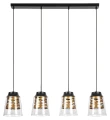 Lampa wisząca Zenaida czarny mat 4xE27 rabalux 3544 | 5998250335445 noxbox lampynox www.lampynox.pl