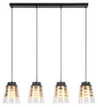 Lampa wisząca Zenaida czarny mat 4xE27 rabalux 3544 | 5998250335445 noxbox lampynox www.lampynox.pl