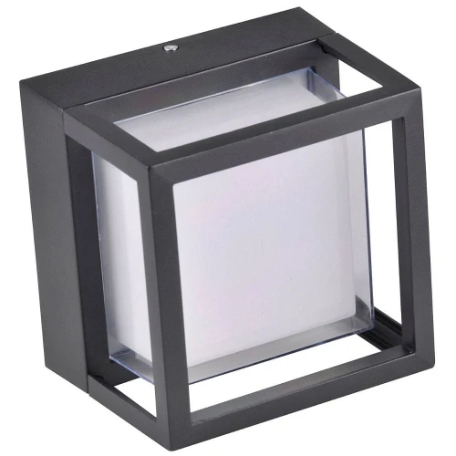 Kinkiet zewnętrzny Kansas czarny LED 12W 4000K IP44 goldlux 319869 | 5901508319869 noxbox lampynox www.lampynox.pl