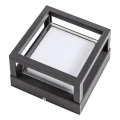 Kinkiet zewnętrzny Kansas czarny LED 12W 4000K IP44 goldlux 319869 | 5901508319869 noxbox lampynox www.lampynox.pl