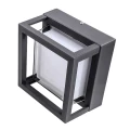 Kinkiet zewnętrzny Kansas czarny LED 12W 4000K IP44 goldlux 319869 | 5901508319869 noxbox lampynox www.lampynox.pl
