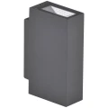 Kinkiet zewnętrzny góra-dół Orlean antracyt LED 2x2,5W 4000K IP54 goldlux 319814 | 5901508319814 noxbox lampynox www.lampynox.pl