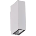 Kinkiet zewnętrzny góra-dół Orlean biały LED 2x2,5W 4000K IP54 goldlux 319982 | 5901508319982 noxbox lampynox www.lampynox.pl