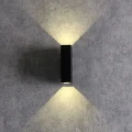 Kinkiet zewnętrzny góra-dół Orlean czarny LED 2x2,5W 4000K IP54 goldlux 319999 | 5901508319999 noxbox lampynox www.lampynox.pl