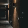 Kinkiet zewnętrzny góra-dół Orlean czarny LED 2x2,5W 4000K IP54 goldlux 319999 | 5901508319999 noxbox lampynox www.lampynox.pl