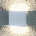 Kinkiet zewnętrzny góra-dół Chicago biały LED 2x3W 4000K IP54 goldlux 315663 | 5901508315663 noxbox lampynox www.lampynox.pl