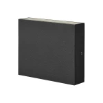 Chicago czarny LED 2x3W 4000K IP54 Kinkiet zewnętrzny góra-dół