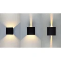 Kinkiet zewnętrzny góra-dół Kioto czarny regulowany kąt świecenia G9 IP44 goldlux 318572 | 5901508318572 noxbox lampynox www.lampynox.pl