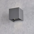 Kinkiet zewnętrzny góra-dół Kioto antracyt regulowany kąt świecenia G9 IP44 goldlux 318589 | 5901508318589 noxbox lampynox www.lampynox.pl