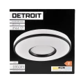 Plafon łazienkowy Detriot biały Ø 33cm. Starlight LED 18W 4000K IP44 goldlux 321886 | 5901508321886 noxbox lampynox www.lampynox.pl