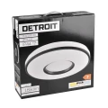 Plafon łazienkowy Detriot biały Ø 33cm. Starlight LED 18W 4000K IP44 goldlux 321886 | 5901508321886 noxbox lampynox www.lampynox.pl