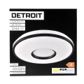 Plafon łazienkowy Detriot biały Ø 39cm. Starlight LED 24W 4000K IP44 goldlux 321893 | 5901508321893 noxbox lampynox www.lampynox.pl