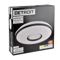 Plafon łazienkowy Detriot biały Ø 39cm. Starlight LED 24W 4000K IP44 goldlux 321893 | 5901508321893 noxbox lampynox www.lampynox.pl