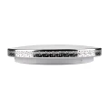 Plafon łazienkowy Moon chrom | biały Ø 35,5cm. LED 18W 4000K IP44 goldlux 321930 | 5901508321930 noxbox lampynox www.lampynox.pl