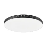 Moon czarny | biały Ø 35,5cm. LED 18W 4000K IP44 Plafon łazienkowy