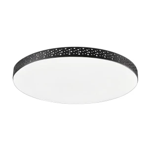 Moon czarny | biały Ø 35,5cm. LED 18W 4000K IP44 Plafon łazienkowy