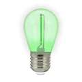 DUOPAK Żarówki zielone LED Neon O,3W 36V DC E27 do girlandy zewnętrznej Party NEON goldlux 322210 | 5901508322210 noxbox lampynox www.lampynox.pl