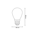 DUOPAK Żarówki różowe LED Neon O,3W 36V DC E27 do girlandy zewnętrznej Party NEON goldlux 322227 | 5901508322227 noxbox lampynox www.lampynox.pl