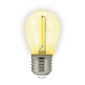 DUOPAK Żarówki żółte LED Neon O,3W 36V DC E27 do girlandy zewnętrznej Party NEON goldlux 322197 | 5901508322197 noxbox lampynox www.lampynox.pl
