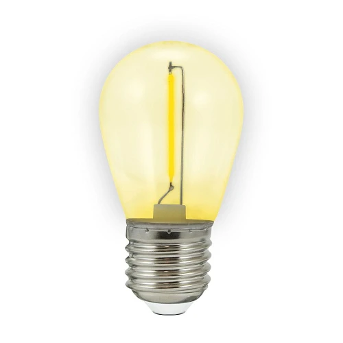 DUOPAK Żarówki żółte LED Neon O,3W 36V DC E27 do girlandy zewnętrznej Party NEON goldlux 322197 | 5901508322197 noxbox lampynox www.lampynox.pl