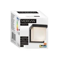 Kinkiet zewnętrzny Morgan czarny mat GU10 IP44 goldlux 323279 | 5901508323279 noxbox lampynox www.lampynox.pl