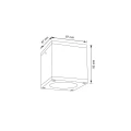 Tuba downlight zewnętrzny Morris czarny GU10 IP54 goldlux 323255 | 5901508323255 noxbox lampynox www.lampynox.pl