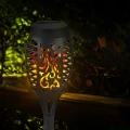 Lampa solarna wbijana Fuego Big Ø 12cm. płomień goldlux 323286 | 5901508323286 noxbox lampynox www.lampynox.pl