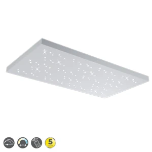 TITUS Biały Mat LED DIM Pilot  48W ze zmienną barwą światła Lampa sufitowa 