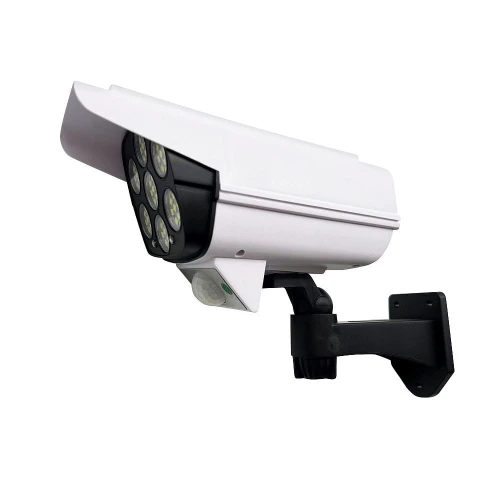 Naświetlacz solarny sterowny pilotem z czujnikiem ruchu i zmierzchu Kamera biały | czarny PIR LED 300lm 6000K IP44 pilot goldlux 323095 | 5901508323095 noxbox lampynox www.lampynox.pl