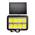 Naświetlacz solarny sterowny pilotem z czujnikiem ruchu i zmierzchu Integra czarny PIR LED 3W 6000K IP44 pilot goldlux 323101 | 5901508323101 noxbox lampynox www.lampynox.pl