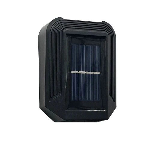 Kinkiet zewnętrzny solarny góra-dół Luce czarny LED 6000K goldlux 323118 | 5901508323118 noxbox lampynox www.lampynox.pl