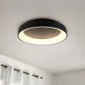 Lampa sufitowa GIRONA LED Czarny Mat Pilot 27W 3000K ściemnialna  Trio 671210132  | 4017807489842 noxbox lampynox www.lampynox.pl