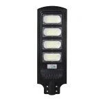 STREET-12 z czujnikiem PIR LED 15W 6000K, czarny Naświetlacz Solarny LED z pilotem