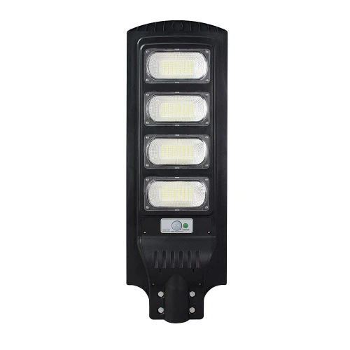 Naświetlacz Solarny LED z pilotem STREET-12 z czujnikiem PIR LED 15W 6000K, czarny golglux 324085 | 5901508324085 noxbox lampynox www.lampynox.pl