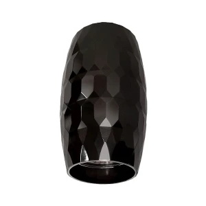 Bella czarny perła Ø 6,8cm. GU10 Downlight tuba natynkowa