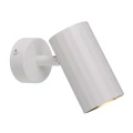 Spot ścienno sufitowy Nicea biały | złoty Ø 5,5cm. GU10 goldlux 323477 | 5901508323477 noxbox lampynox www.lampynox.pl