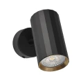 Spot ścienno sufitowy Nicea czarny | złoty Ø 5,5cm. GU10 goldlux 323415 | 5901508323415 noxbox lampynox www.lampynox.pl