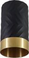 Downlight tuba natynkowa Arras czarny | złoty Ø 5,5cm. GU10 goldlux 323521 | 5901508323521 noxbox lampynox www.lampynox.pl